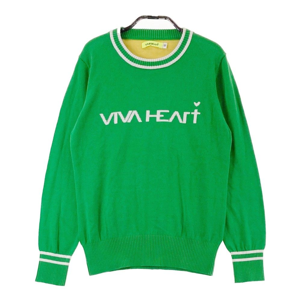 サイズ：40 VIVA HEART ビバハート  ニットセーター  グリーン系 [240101356699] ゴルフウェア レディース ストスト