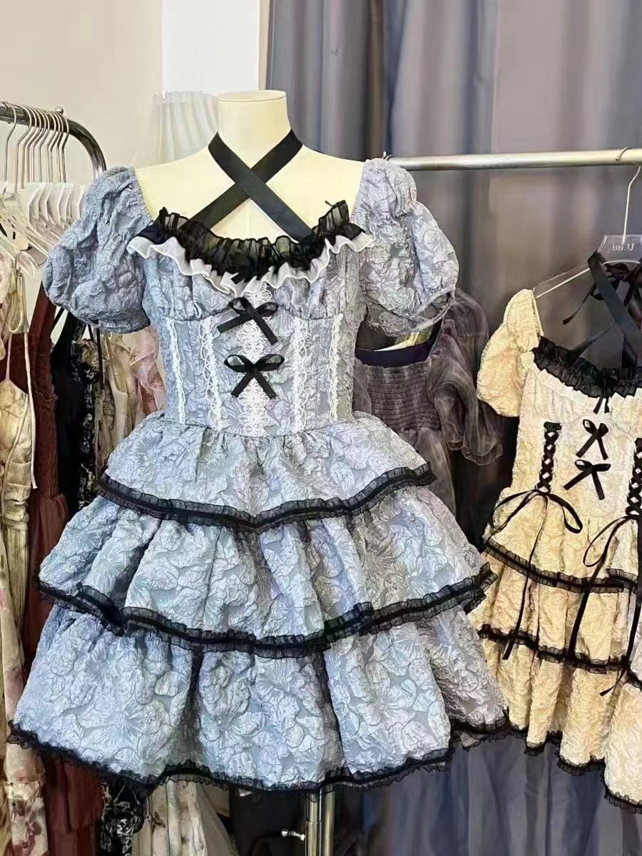 フリルリボン付き プリンセス風