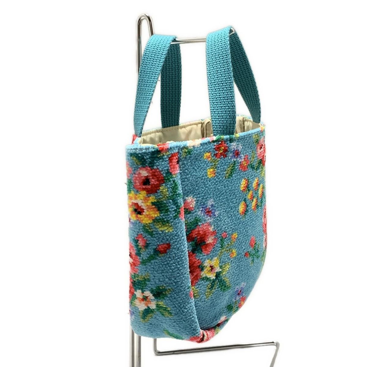 FEILER(フェイラー) トートバッグ美品 - ライトブルー×ピンク