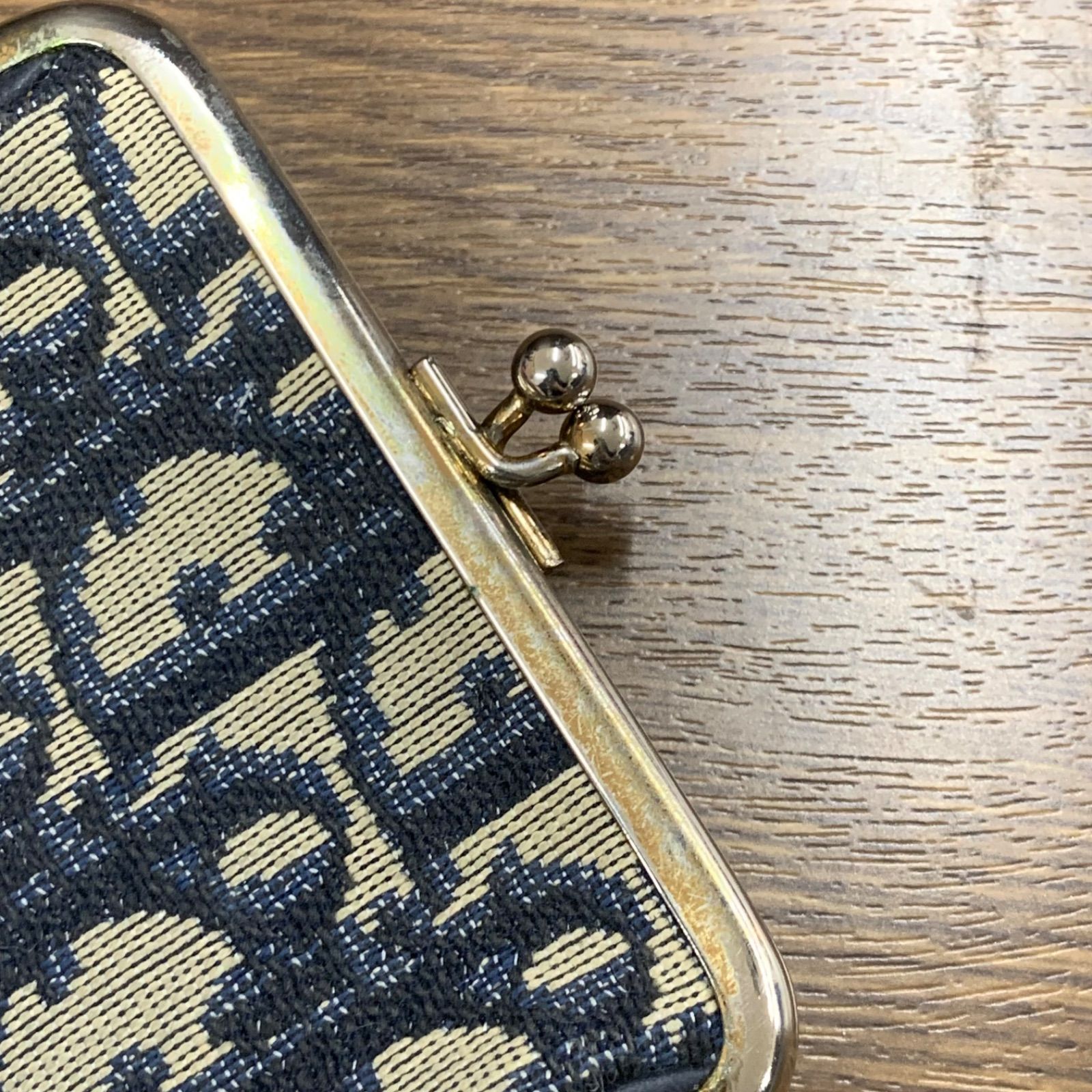 ChristianDior トロッター柄 コインケース がま口 Christian Dior クリスチャンディオール トロッター コイン