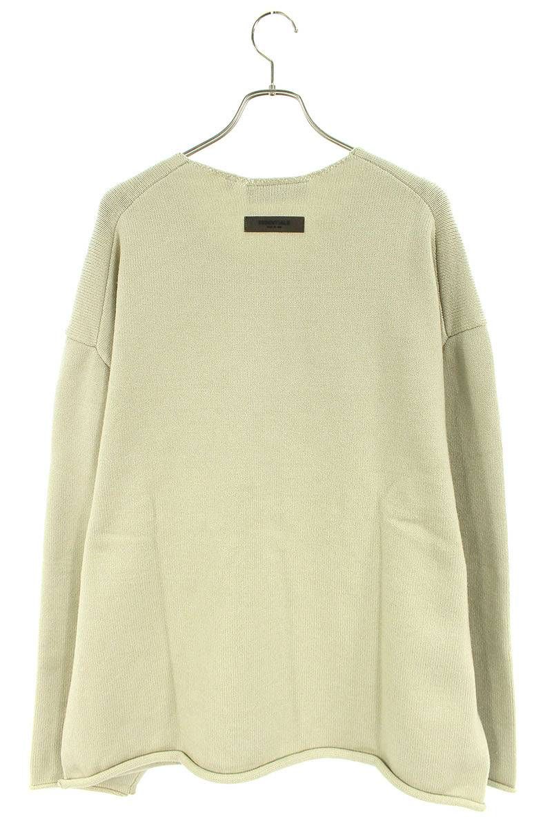 フォグ ESSENTIALS Raw Edge Sweater Iron 1977ロゴクルーネックニット