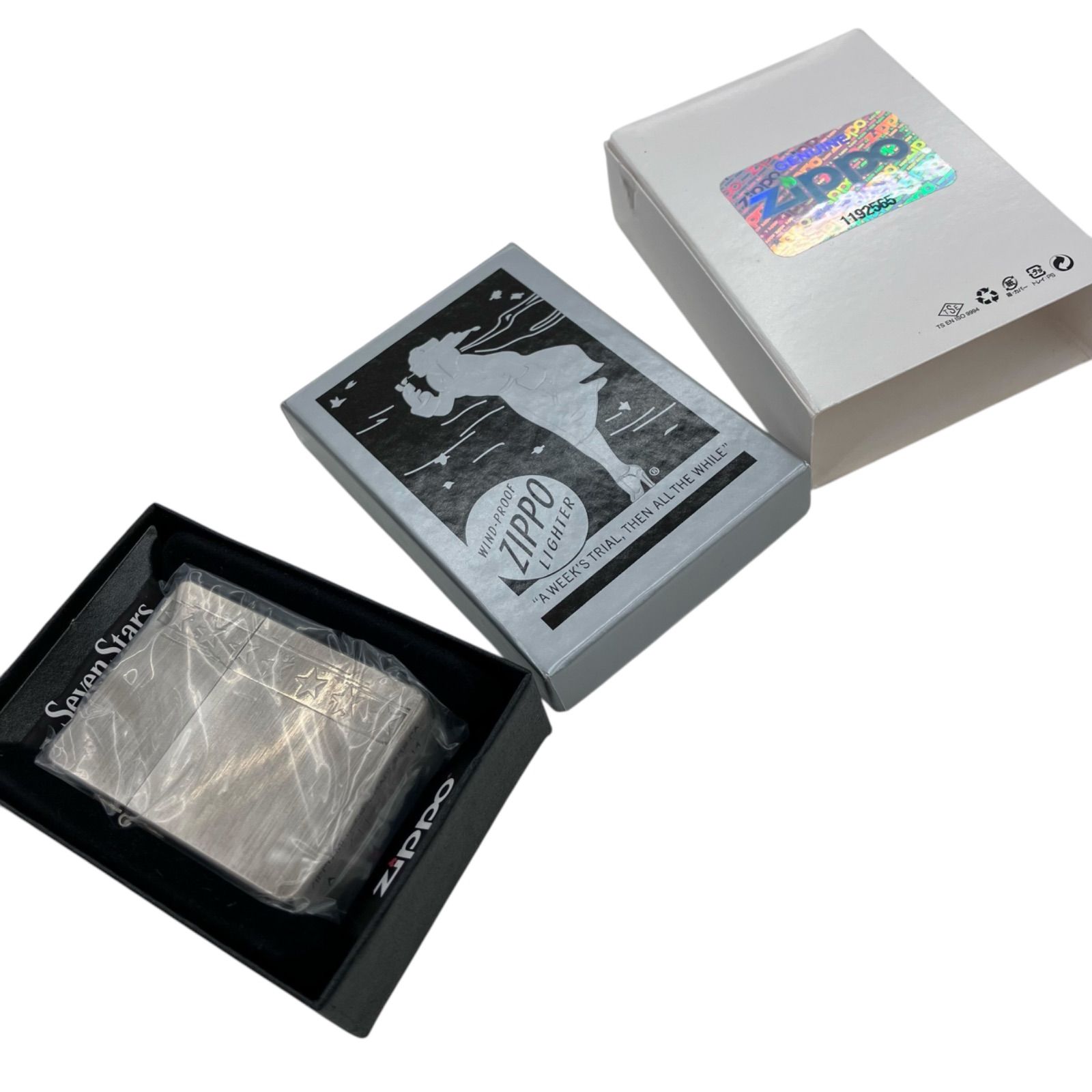 新品未使用 非売品 ZIPPO 1935年 MODEL REPLICA 2014年製、JT Seven Stars, ジッポー JT セブンスター  1935年モデル レプリカ - メルカリ