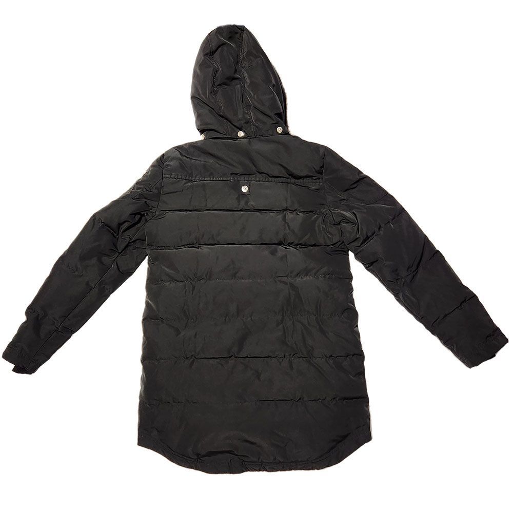 ムースナックルズ CA56669 ダウンコート ファーダウンジャケット 黒  