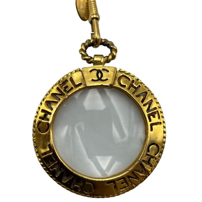 CHANEL ヴィンテージ シャネル ルーペ 眼鏡モチーフ ネックレス