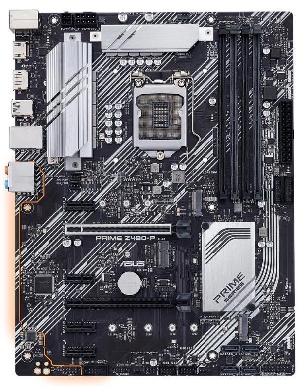 ASUS PRIME Z490-P Intel Z490 LGA 1200 ATX M.3 Desktop Motherboard