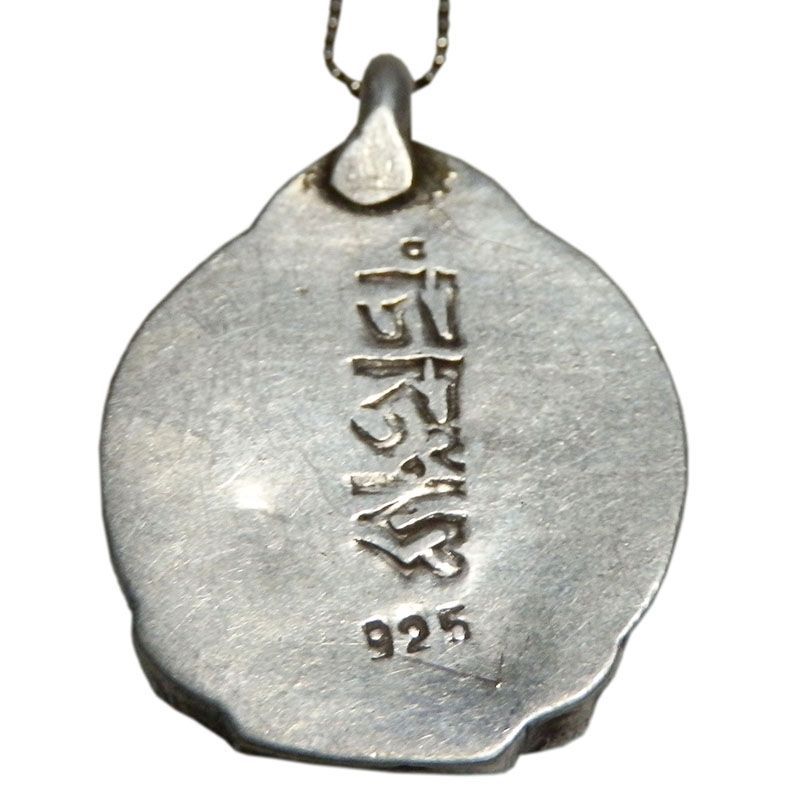 アジアン雑貨　ネパール仏具アクセサリー　仏像ネックレス　マンジュシュリー（文殊菩薩）37