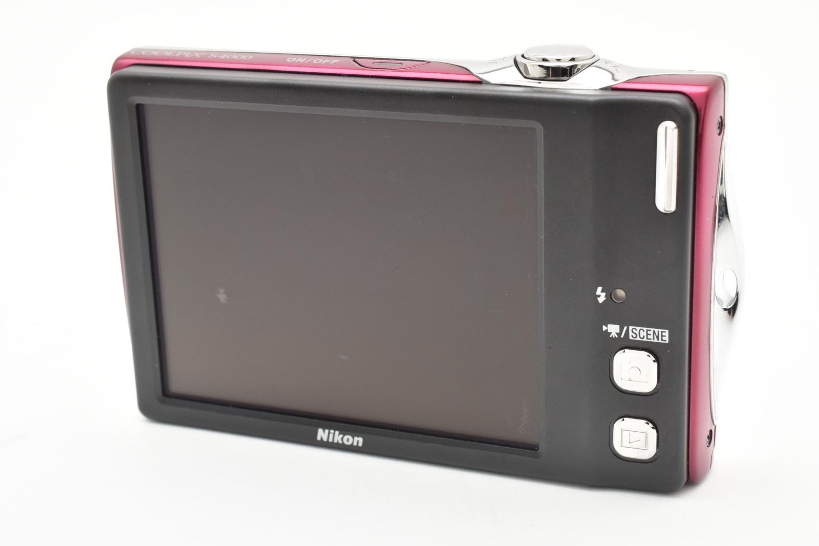 良品 Nikon ニコン COOLPIX S4000 コンパクトデジタルカメラ ルビー 