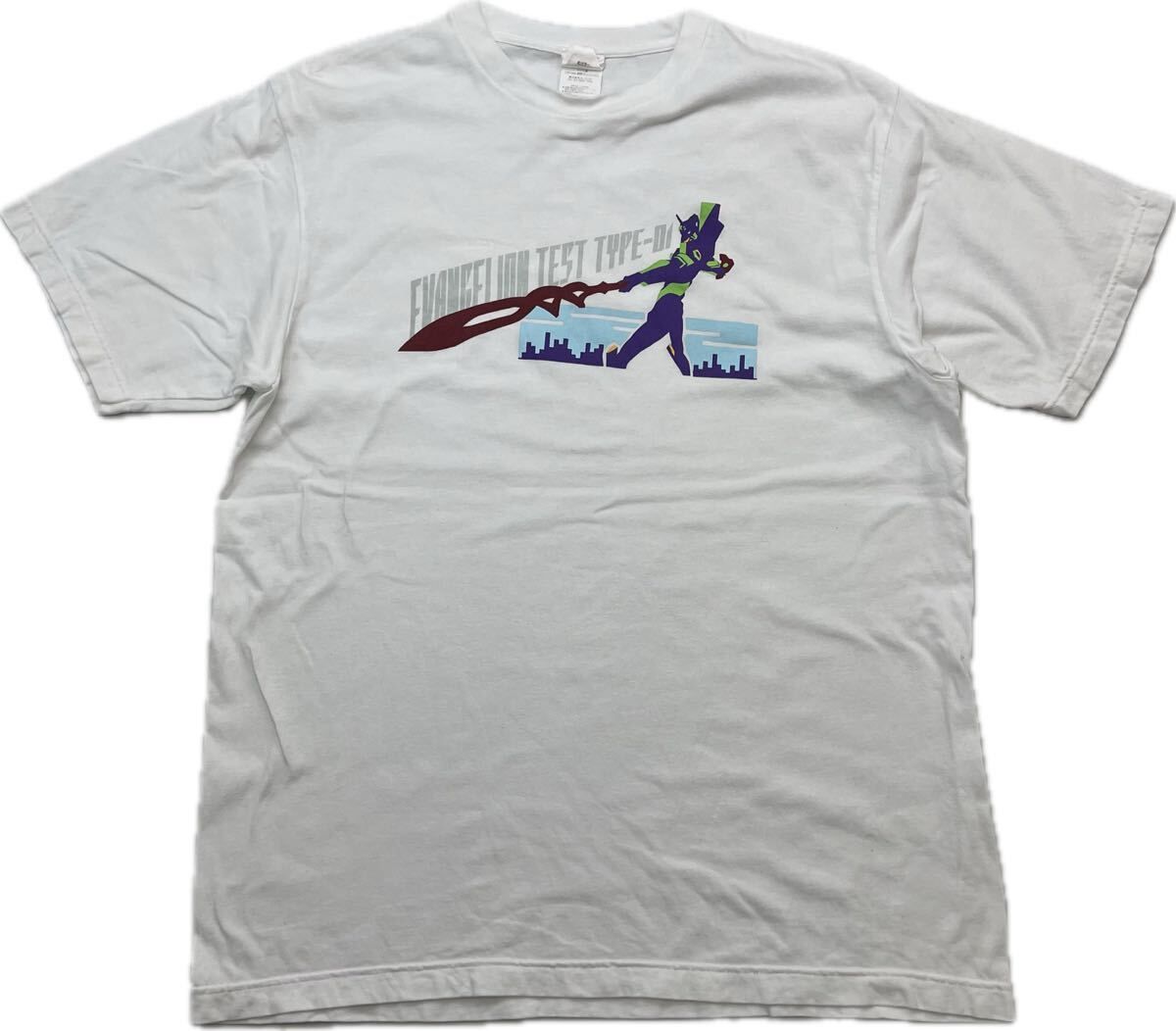 新世紀エヴァンゲリオン ☆ 初号機 キャラ プリント コットン Tシャツ
