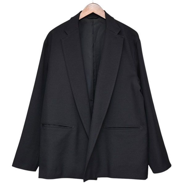 blurhms ブラック カーディガン サイズ2 blurhmsROOTSTOCK Soft&Hard Sweat Snap Cardigan / Black