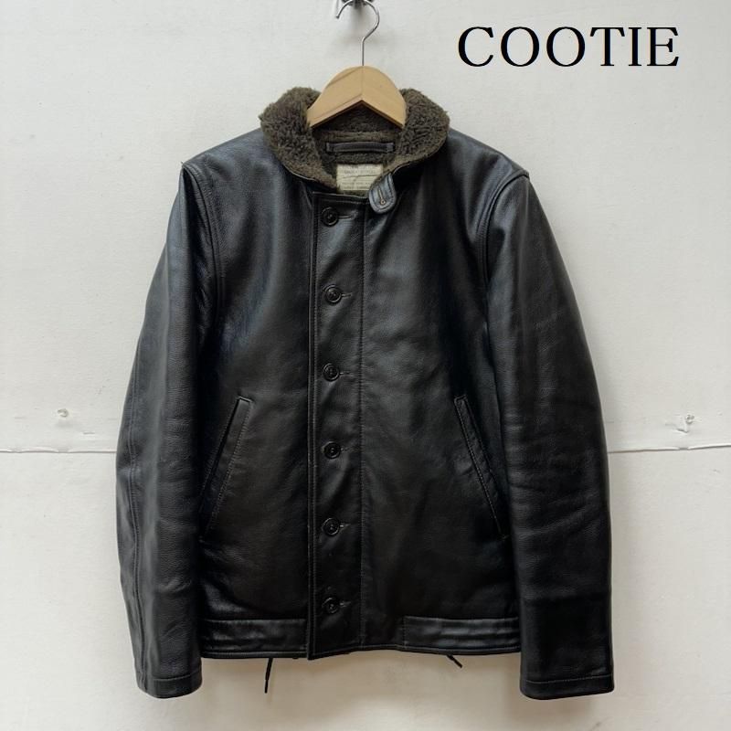 COOTIE クーティー ジャケット、上着 レザージャケット カウハイド 