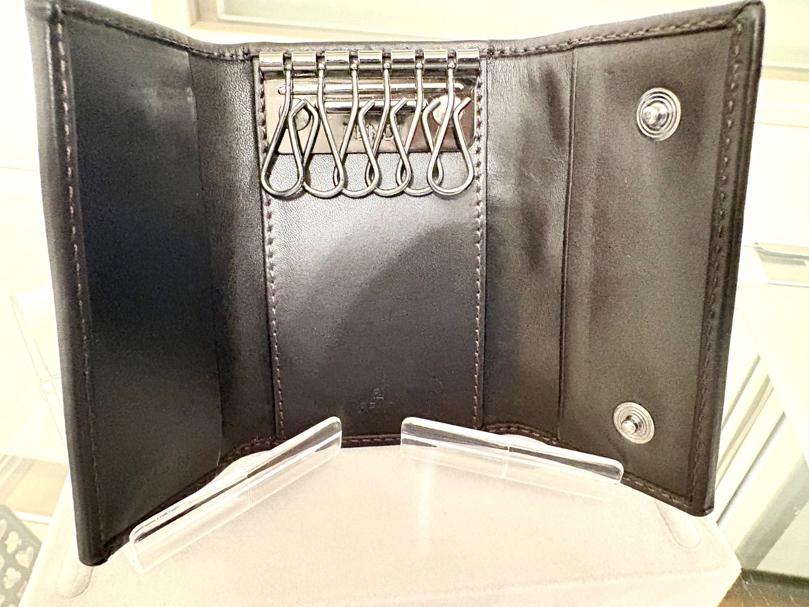 FENDI フェンディズッカ柄 F F柄キーリング付コインケース