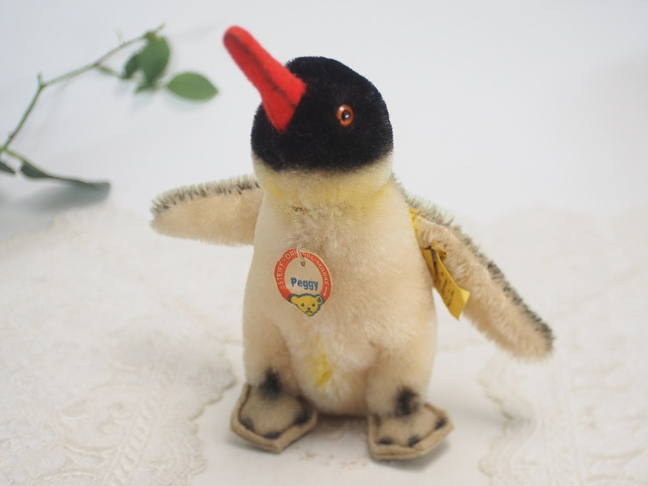 送料無料☆シュタイフ☆Peggy Penguin 14cm オールIDs完品☆Steiff