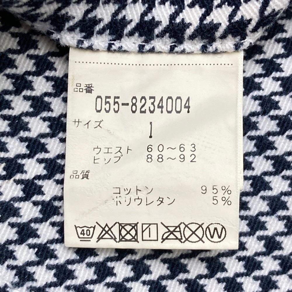 サイズ：1 PEARLY GATES パーリーゲイツ ストレッチスカート 千鳥柄