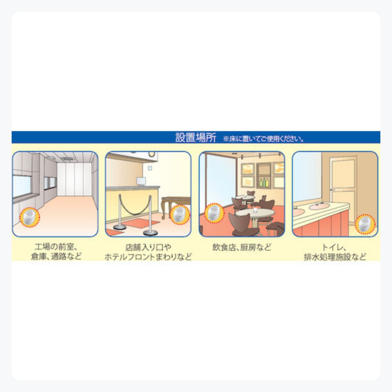 業務用ハニカム防虫ファンAC