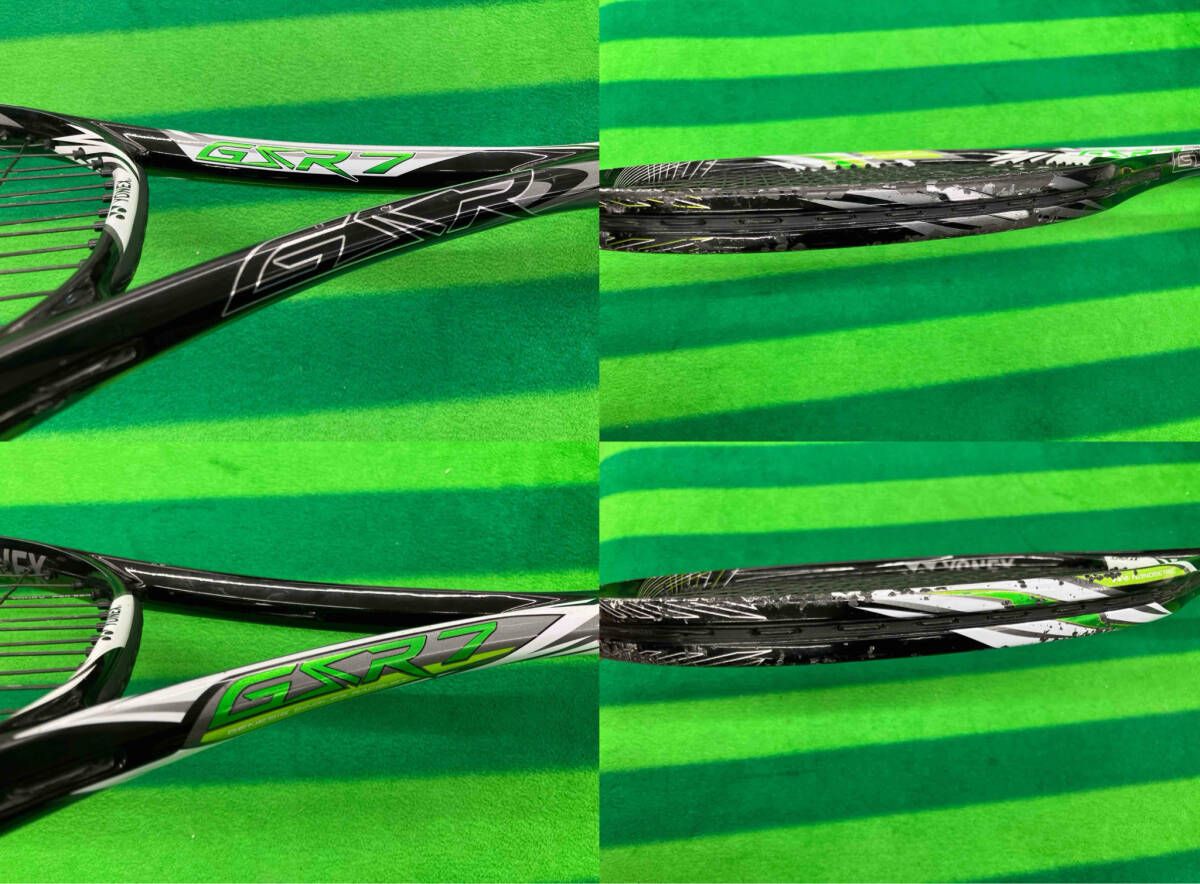 YONEX ソフトテニスラケット　GSR7 YONEX ヨネックス 「ジーエスアール7 GSR7 ホワイト×レッド GSR7