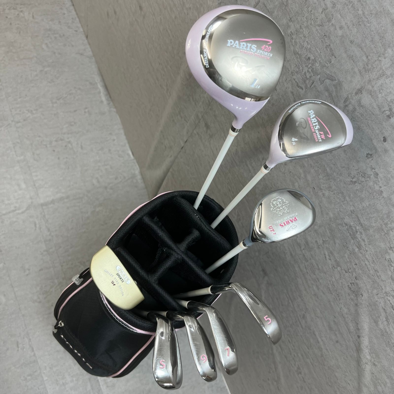 パリス レディースゴルフ クラブセット 8本 L 右利き用 PARIS Paris