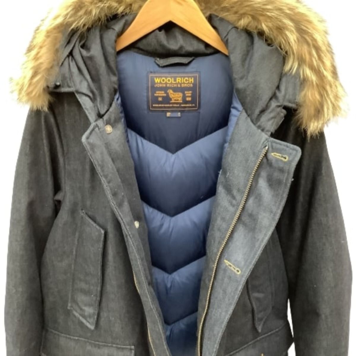 ♪♪WOOLRICH ウールリッチ メンズ ダウンジャケット アークティックパーカー SIZE L 1402063 ネイビー - メルカリ