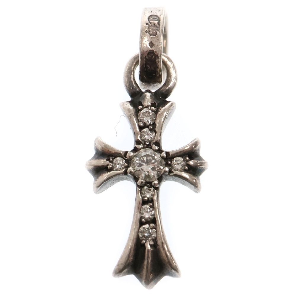 CHROME HEARTS クロムハーツ CRS BBYFAT P DMND ベイビーファット PAVEダイヤ ペンダントトップ シルバー BCA234