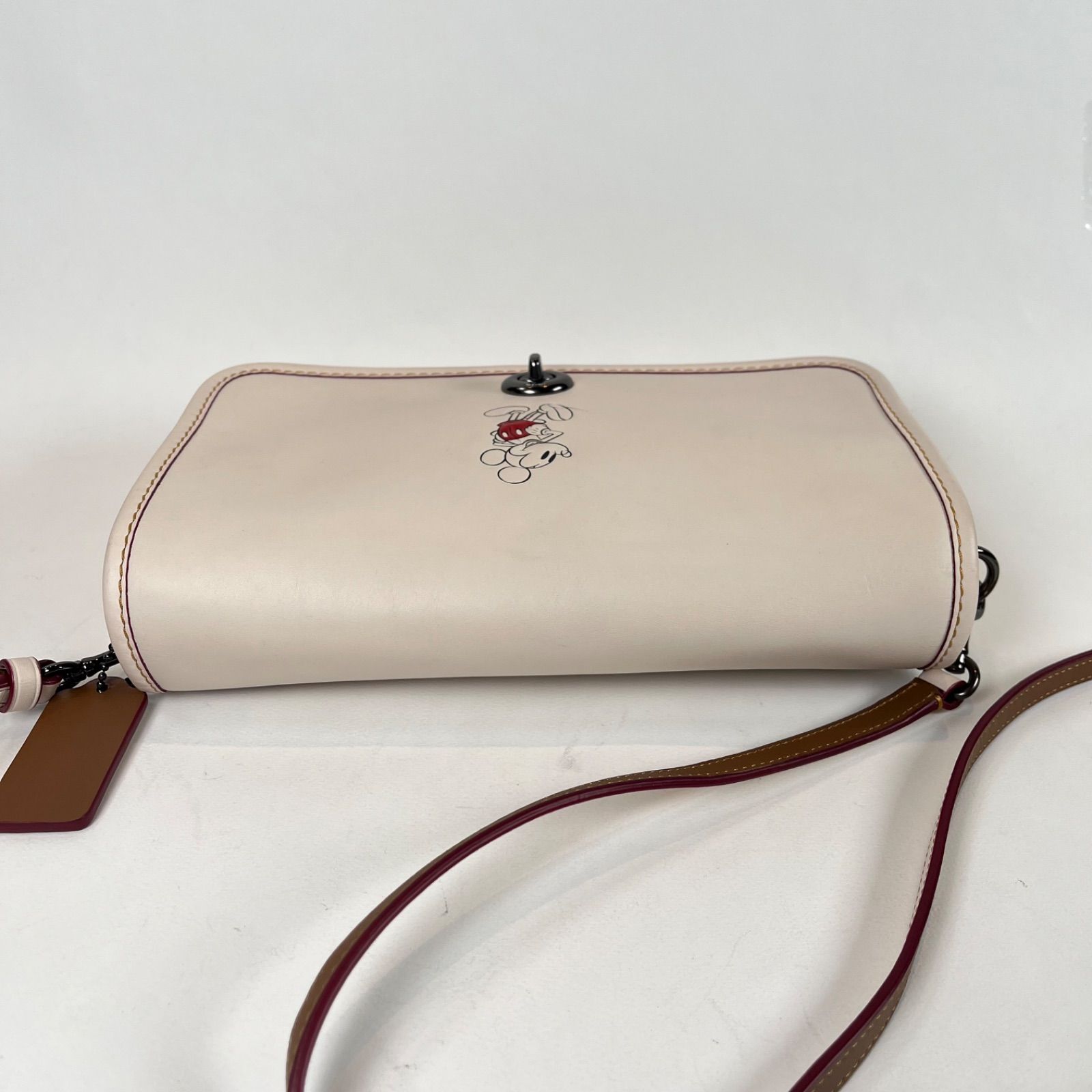 美品 COACH コーチ Disney ディズニー F59374 Mickey Mouse ミッキー 