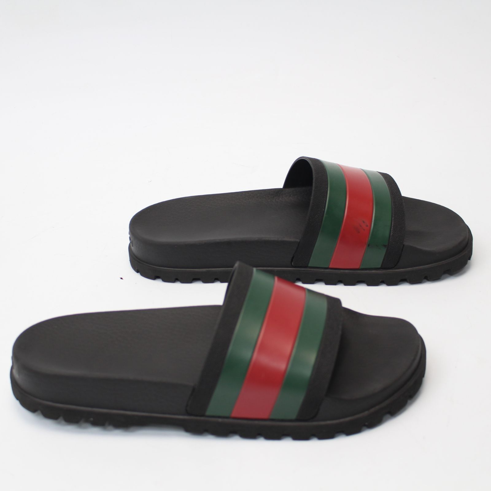 GUCCIシェリーライン ラバーサンダル Yahoo!オークション -「グッチラバーサンダル」(靴) (グッチ)の落札