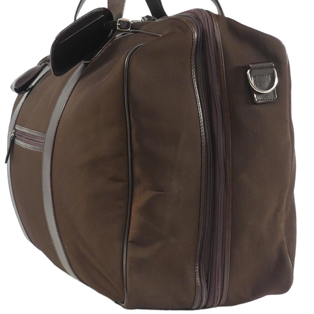GUCCI グッチ ボストンバッグ 茶 ショルダー メンズ レザー AA1519