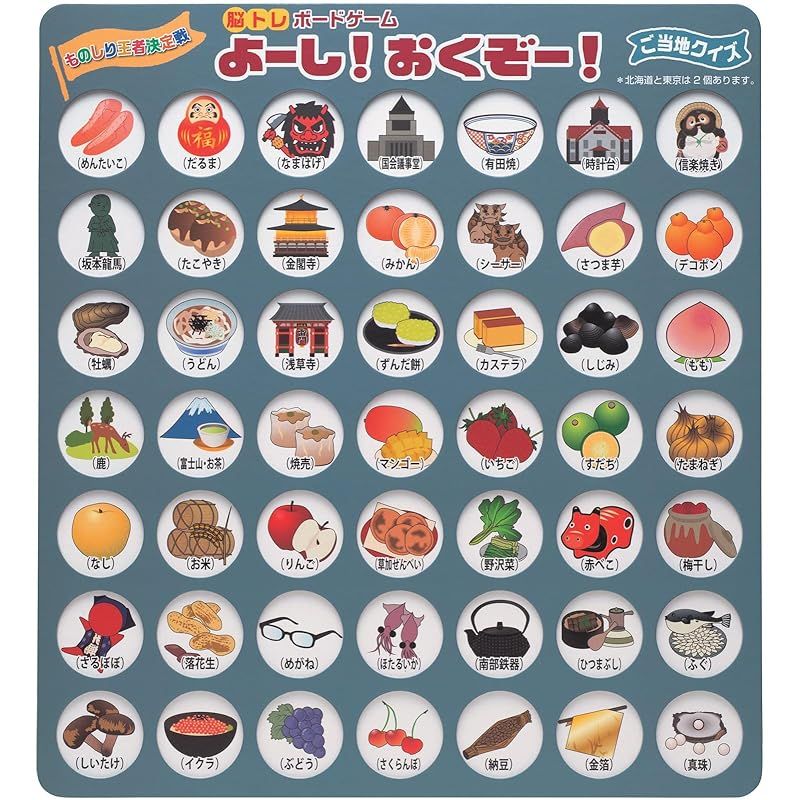 脳トレボードゲーム よーし！おくぞー！ 介護 レクリエーション 知育 (ご当地クイズ)