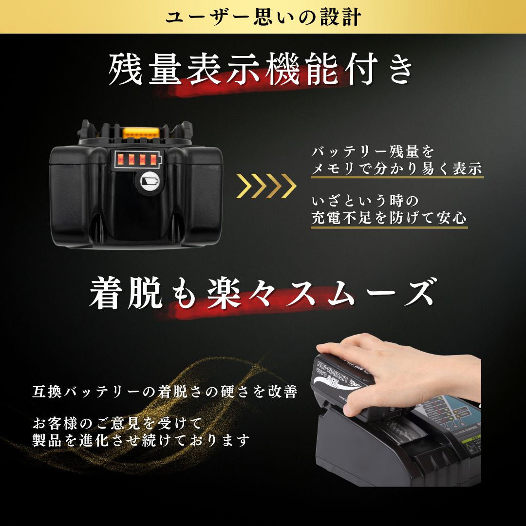 18V 互換バッテリー