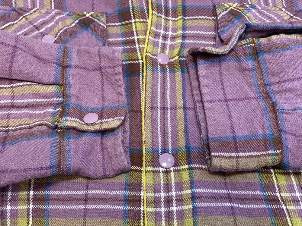 シュプリーム SUPREME Pile Lined Plaid Flannel Shirt Dusty Purple