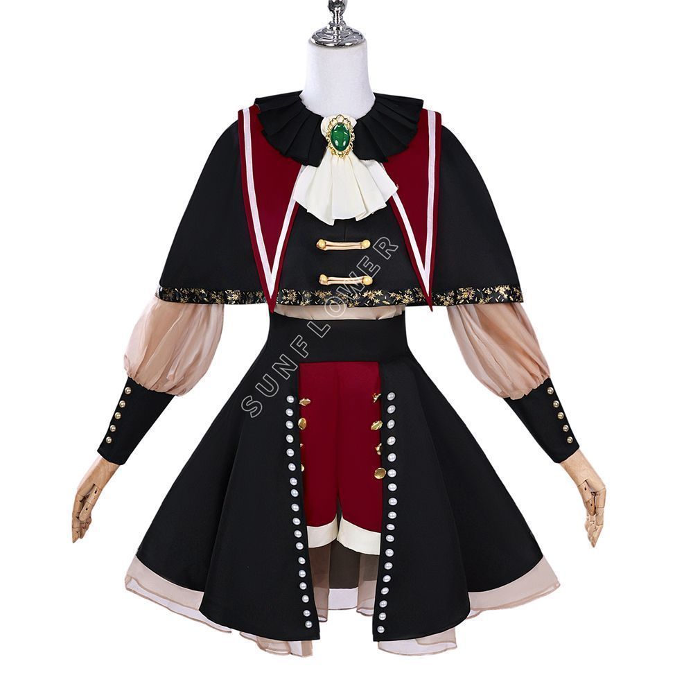 新品 BanG Dream! Ave Mujica コスプレ衣装 豊川祥子 若葉睦