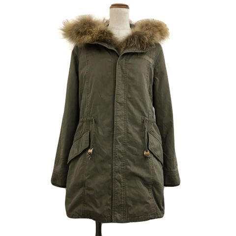 〔新品〕【DRWCYS】モッズコート ドロシーズ DRWCYS コート モッズ ミモレ フード 無地 ファー