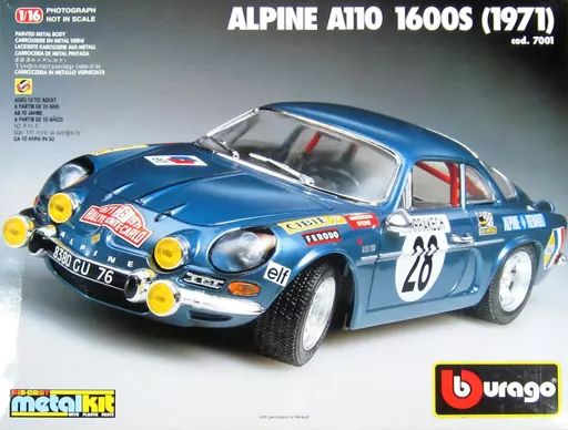 中古】プラモデル 1/16 ALPINE A110 1600S 1971 [7001] - メルカリ