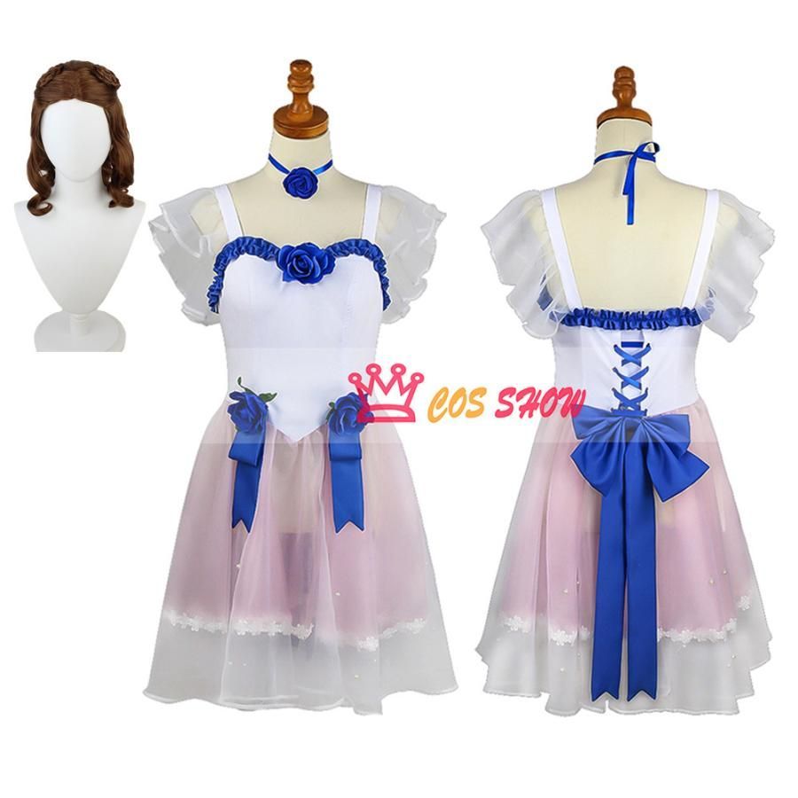 第五人格 Identity V アイデンティティ5 調香師 ウィラ ナイエル コスプレ衣装 赤い靴 cosplay 髪飾り ストッキング付き ウィッグ追加