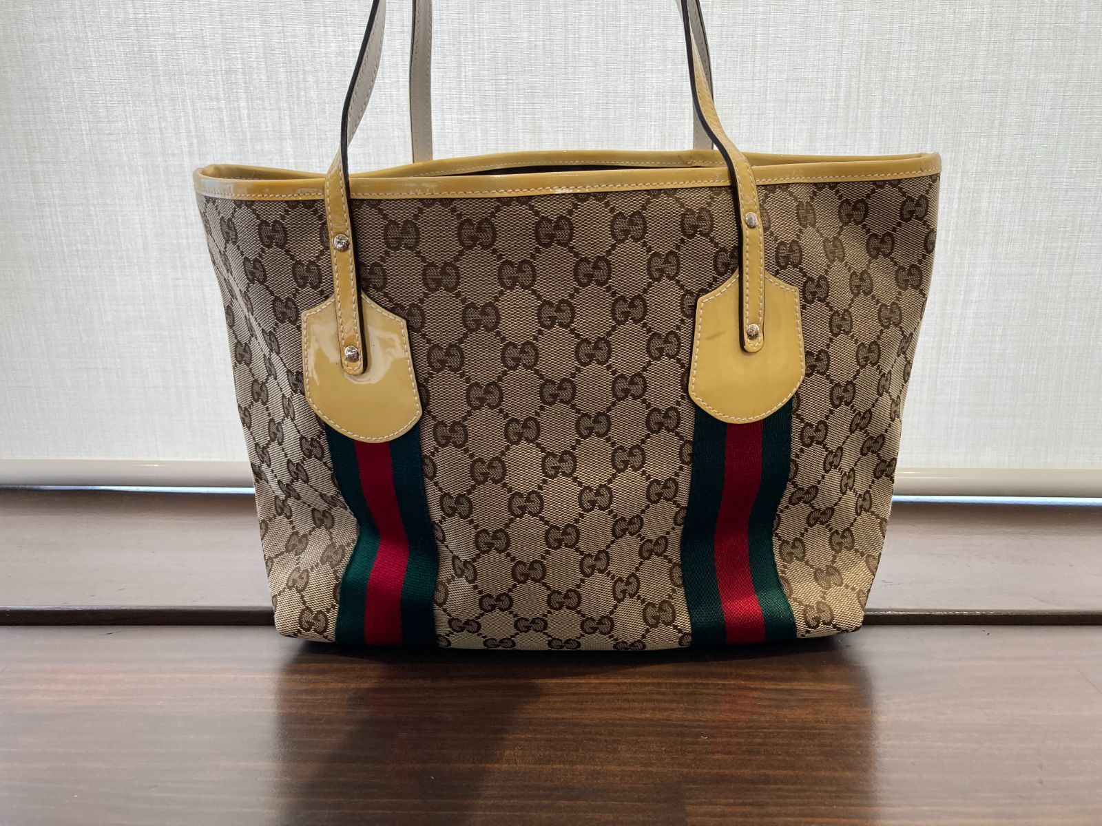 グッチ GUCCI シェリーライン トートバッグ 211971（kj-1-5） - 上嶋屋