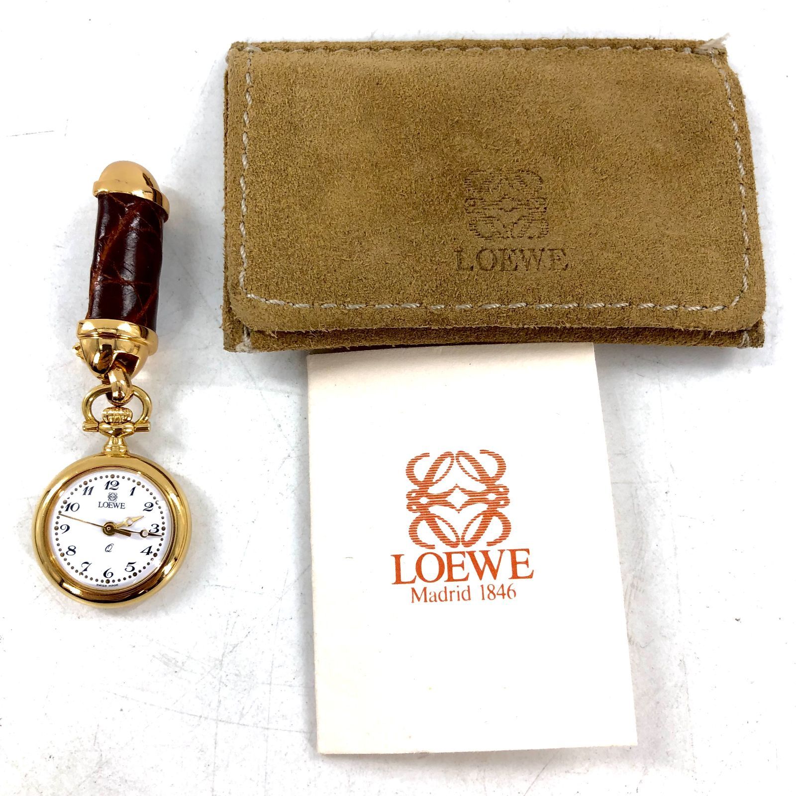 ロエベブローチ LOEWE [新品/ラッピング済] ロエベ ブローチ アナグラム