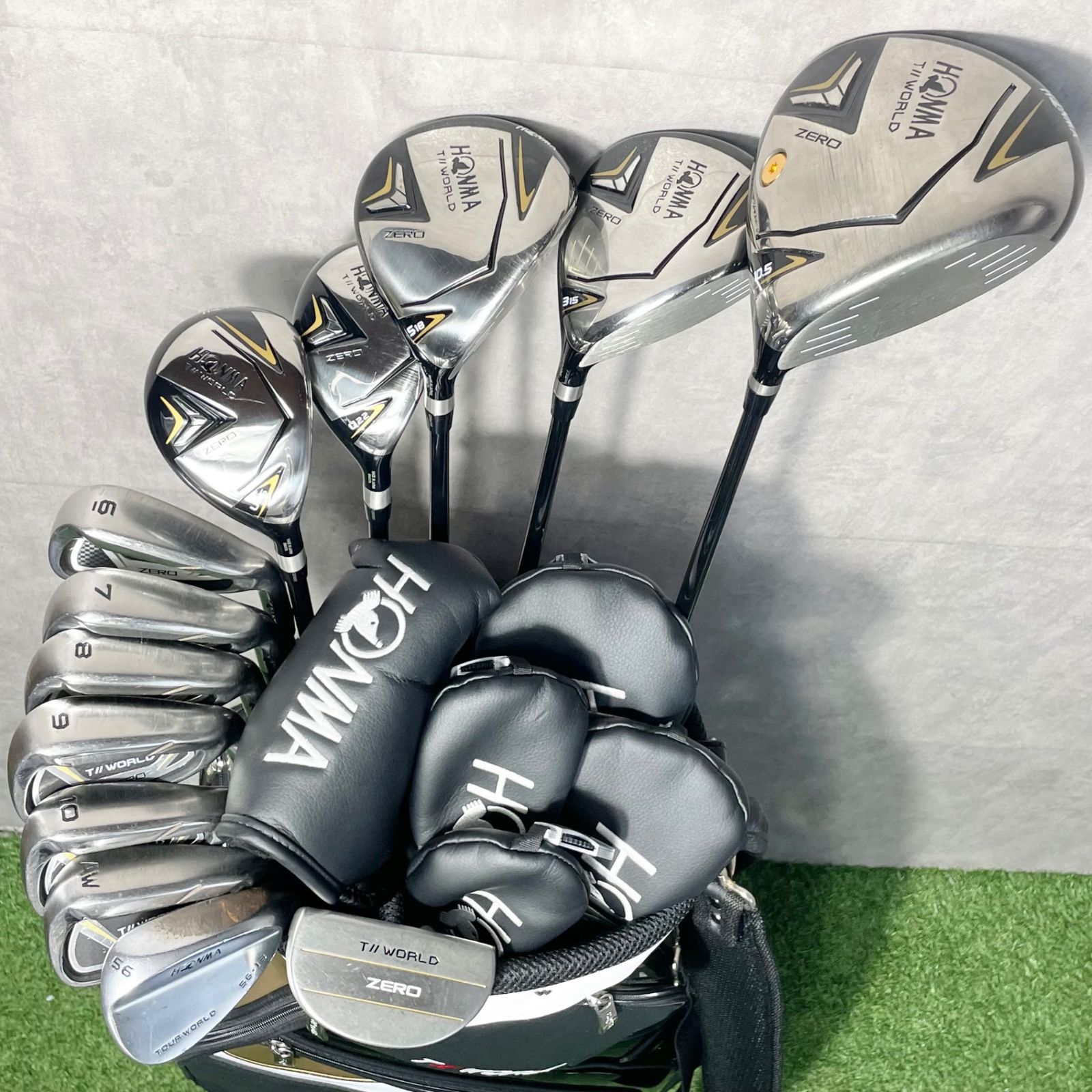X093 HONMA ★2 メンズ ゴルフ クラブ セット 13点 フレックスR X093 HONMA ☆2 メンズ ゴルフ クラブ セット 13点 フレックスR