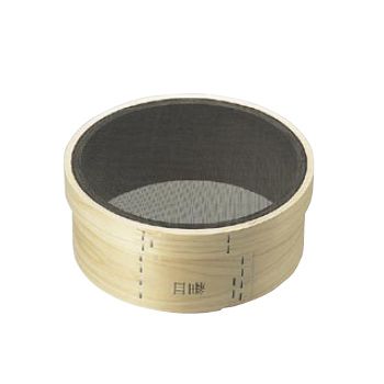 【新品】裏漉 （木枠） 代用毛 細目 （0.8mm目） 8寸 （24cm）