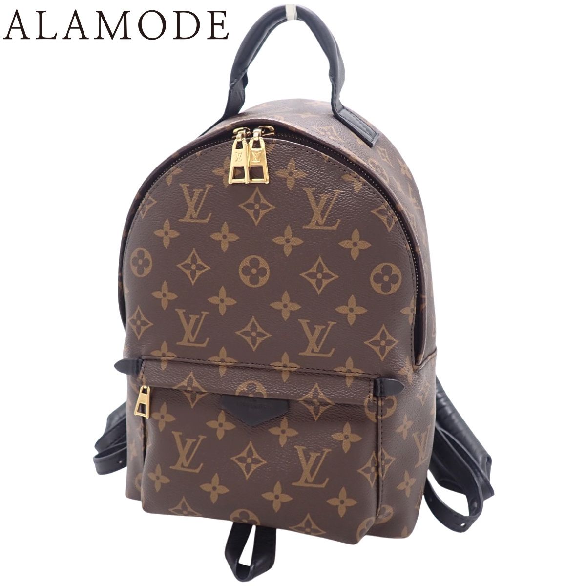 LOUIS VUITTON ルイ ヴィトン モノグラム パームスプリングス バックパックPM リュックサック|バックパック 肩掛け ショルダー デイリー モノグラムキャンバス ブラウン茶 ゴールド金具 M41560 40802157148 アラモード