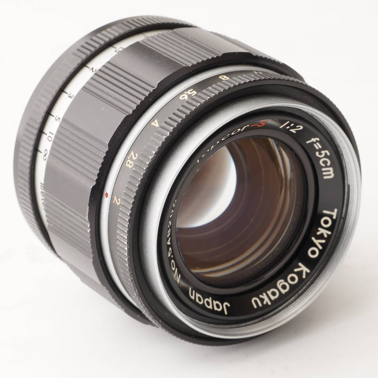 ライカＬマウント◎Ｔｏｐｃｏｒ－Ｓ ５ｃｍ／Ｆ２ ＢＫＮ 東京光学 Tokyo Kogaku Topcor-S 5cm F2 L39 ライカLマウント