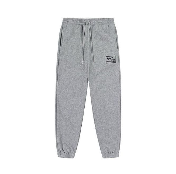 新品未使用 stussy nike 刺繍 スウェットセットアップ グレー 男女兼用 