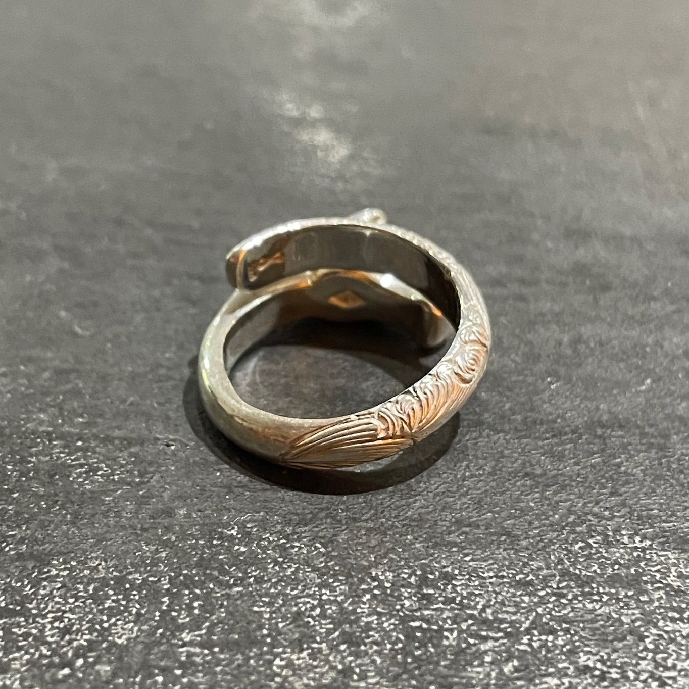 定価22000円 WAKAN SILVER SMITH Horse ring arabesqu R-079 ホース 