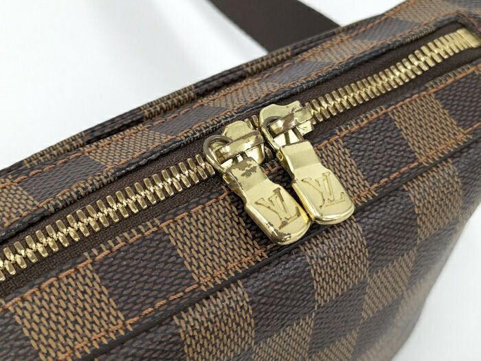 LOUIS VUITTON ジェロニモス ボディバッグ ダミエ ブラウン 未使用