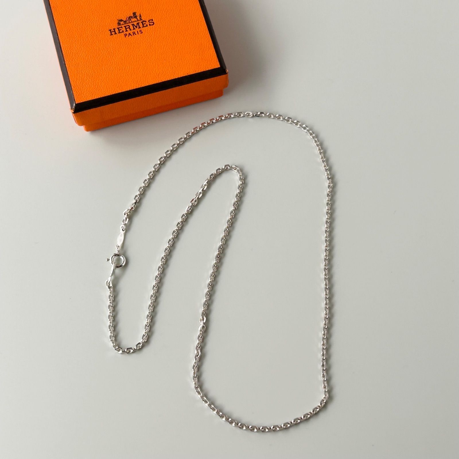 エルメス 希少 ネックレス チェーン ヴィンテージ AG925 HERMES - メルカリ