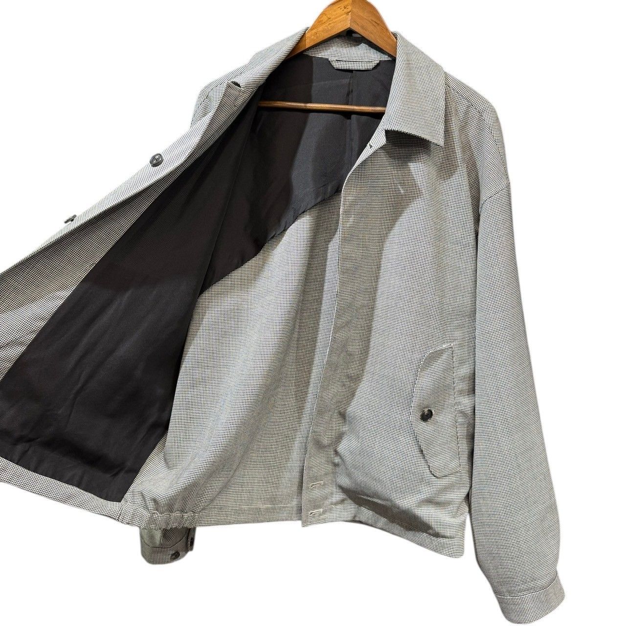 ウール カラーレスチョアジャケット DORMEUIL BARATHEA