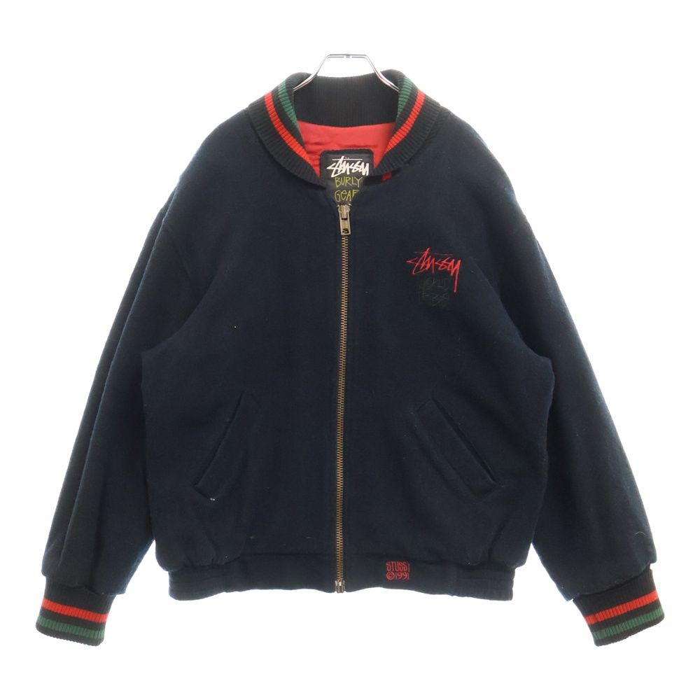 お歳暮・冬ギフト特集 2025 人気ランキング (ステューシー) STUSSY 90s ウール 1991 TRIBE WORLD STUSSY OLD ジャケット・アウター