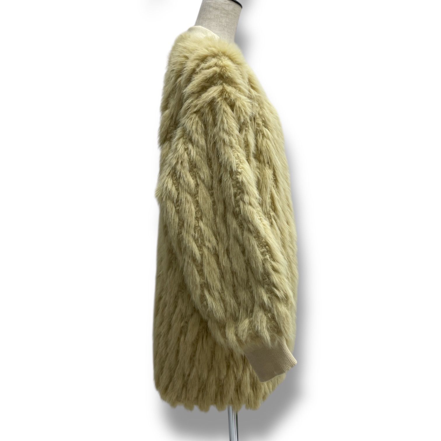 THINK FUR シンクファー Fur×Knit Medium Cardigan 23AW ファー