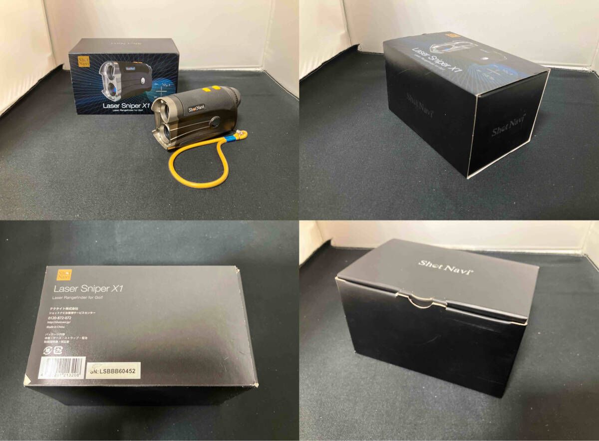 ◻️ショットナビ レーザー スナイパーX1 ゴルフ 距離計 Shot Navi