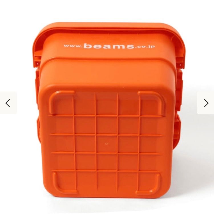 beams 収納ボックス 30L オレンジ ビームス トランクカーゴ頑丈ボックス 積むよね〜！こんな収納ボックス出ちゃいます！｜ビームス 柏｜BEAMS