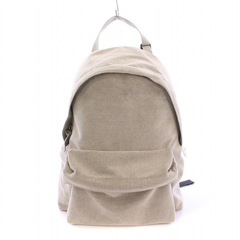 ザッツ zattu リュックサック デイパック スエード ロゴ グレー /BB  