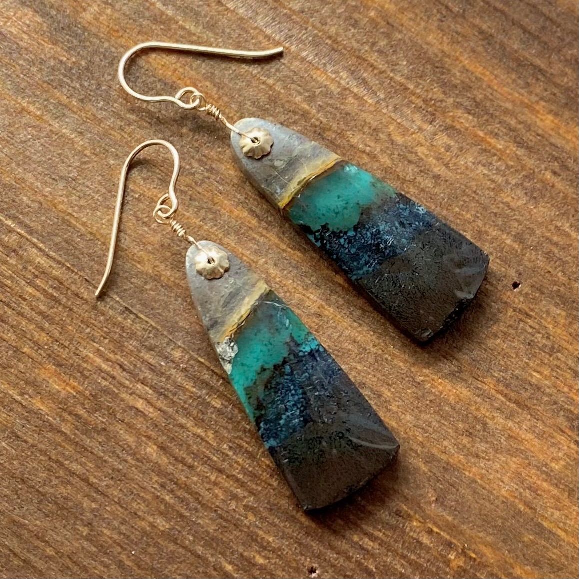 オパライズドウッド ピアス/イヤリング チャーム 14kgf レア!ピンクオパライズウッド ピアスチャーム オパライズド