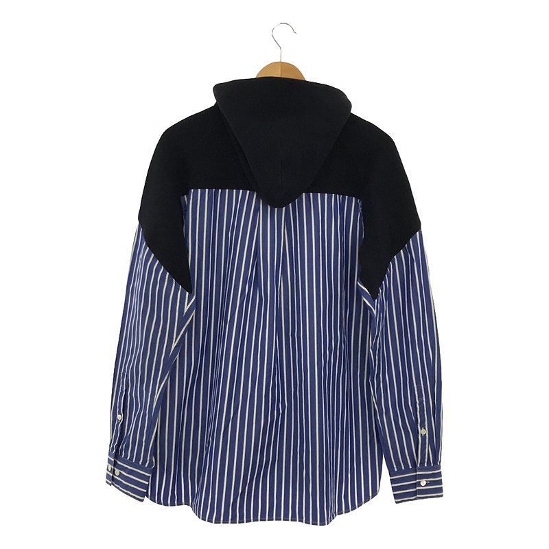 sacai / サカイ | 2020SS | ストライプシャツ ドッキング プルオーバー